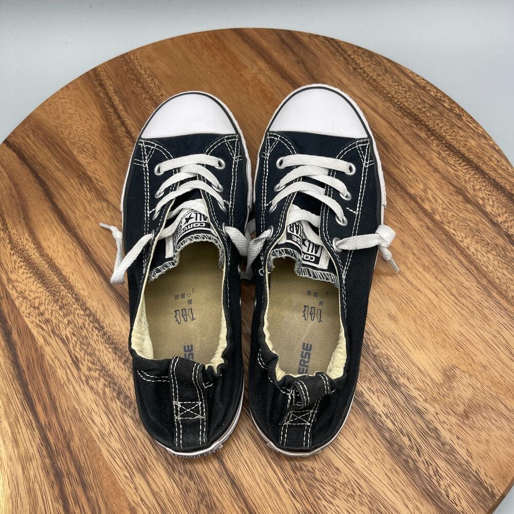 Converse Shoreline Shoes Junior Size 5 Black Skate School Comfort Casual Sneaker - Picture 5 of 8